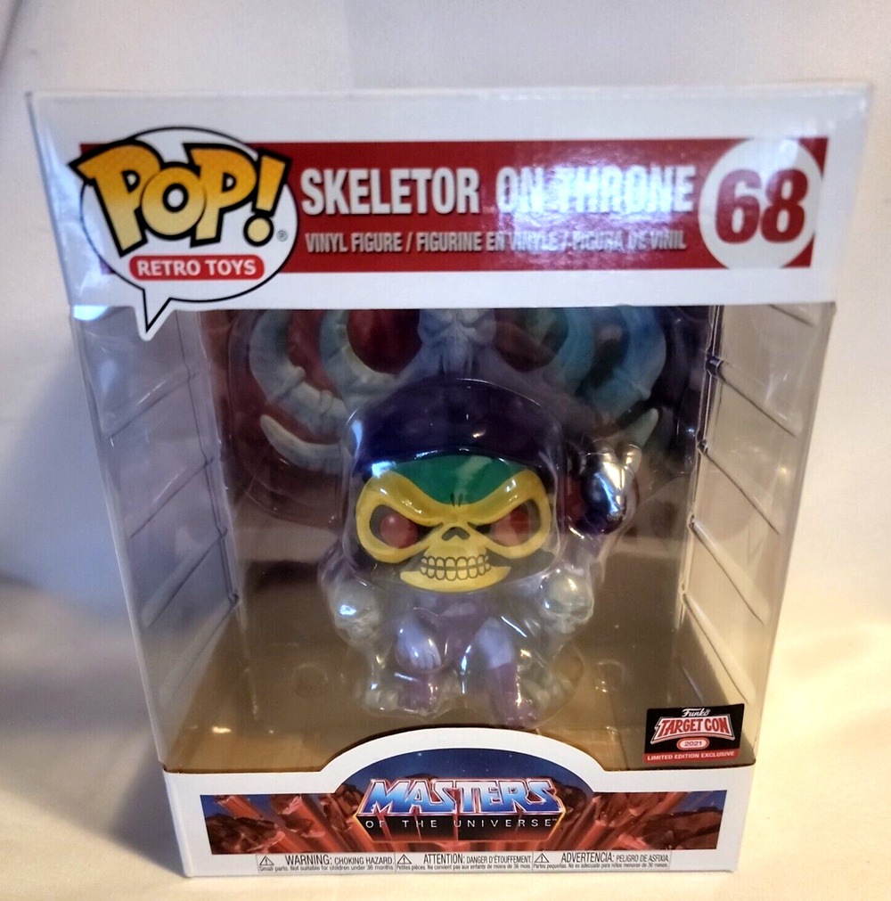 Funko Pop Retro Toys Skeletor On Throne 68 Vinyl Figure Maters of Universe 2021